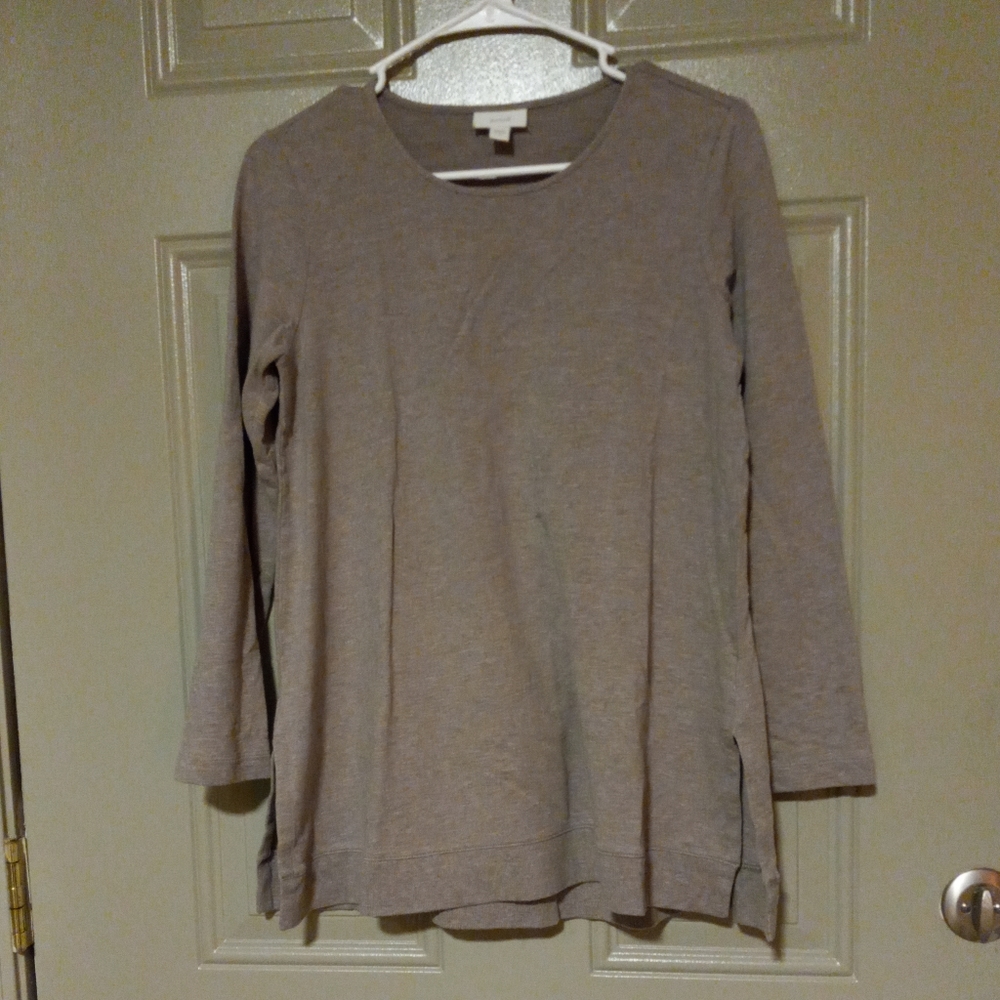 🌻Pure Jill  Tunic Top Womens Size S  Long Sleeve 🌻